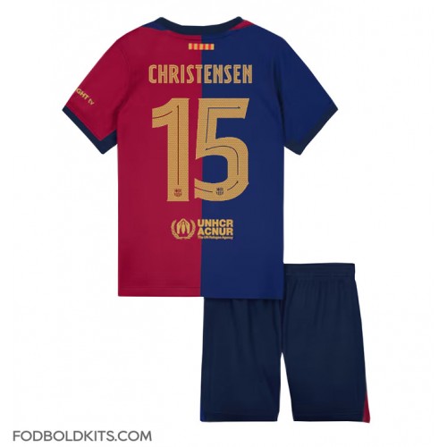 Barcelona Andreas Christensen #15 Hjemmebanesæt Børn 2024-25 Kortærmet (+ Korte bukser)